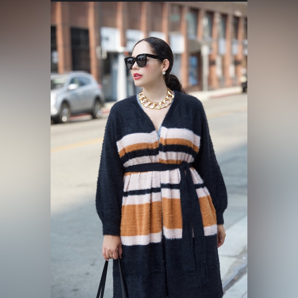 Stripe Statement Cardigan